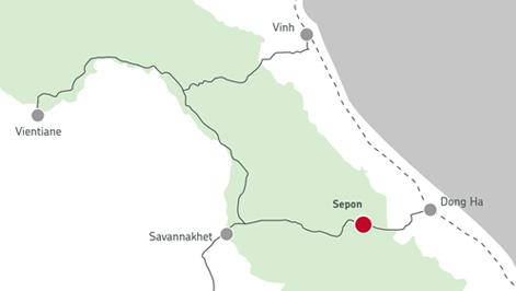Sepon mining operations in Southern Laos