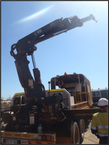 Vehicle Loading Crane - requires Statutory Inspections if the SWL is greater than 10t